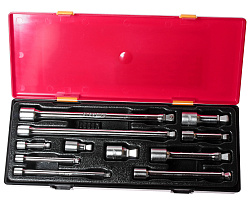 Набор удлинителей плавающих 1/4" & 3/8" & 1/2" (в кейсе) 11шт JTC-K1112 
