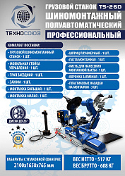 Комплект TS-26D Шиномонтажный стенд+TS-950 Балансировочный станок